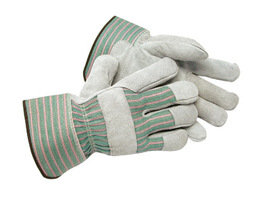 Radnor Large Shoulder Split Leather Palm Gloves With Canvas Back And Safety Cuff-FR Girls of Texas